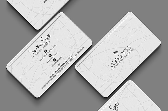 Minimal Business Card in Business Card Templates - product preview 3