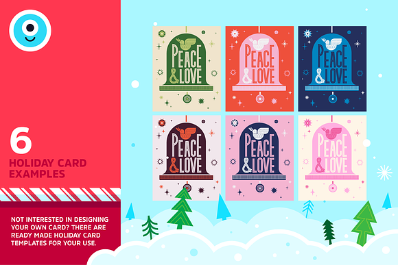 Holiday Card Generator in Illustrations - product preview 4