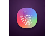 Robotic hand app icon