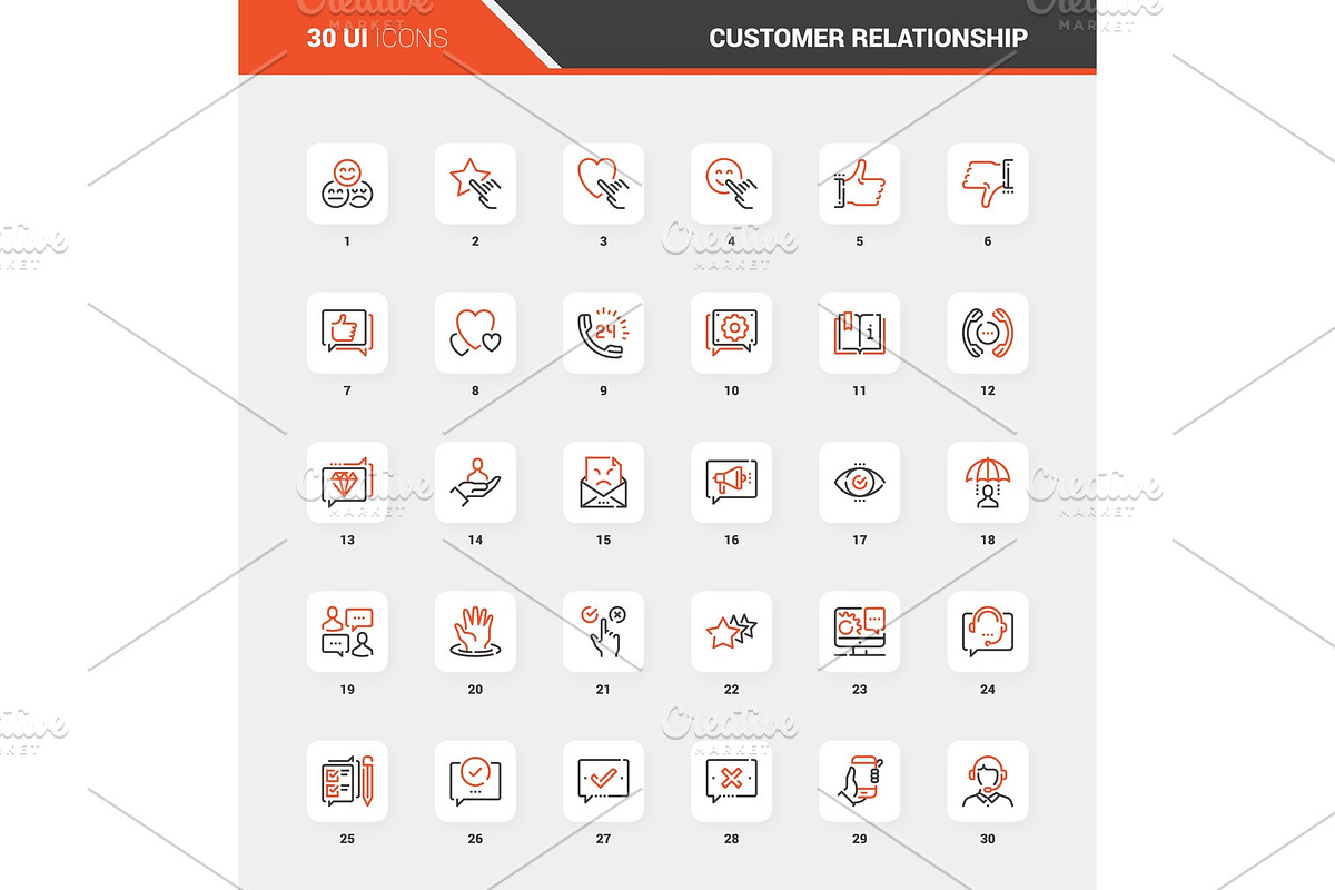 Customer Relationship Management in Icons - product preview 8
