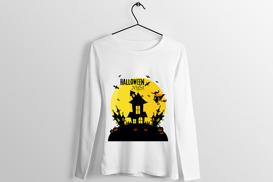 Halloween T Shirt Design Art in Illustrations - product preview 8