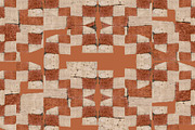 Irregular Mosaic Geometric Pattern