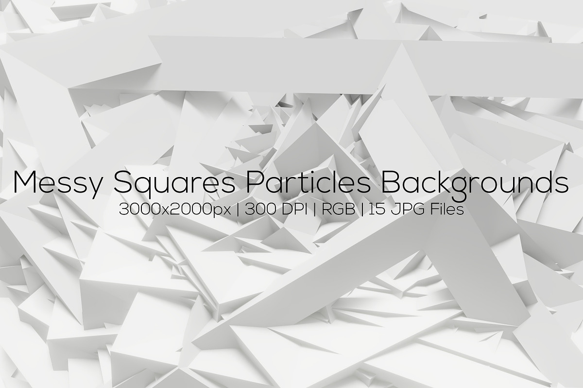 Messy Squares Particles Backgrounds in Textures - product preview 8