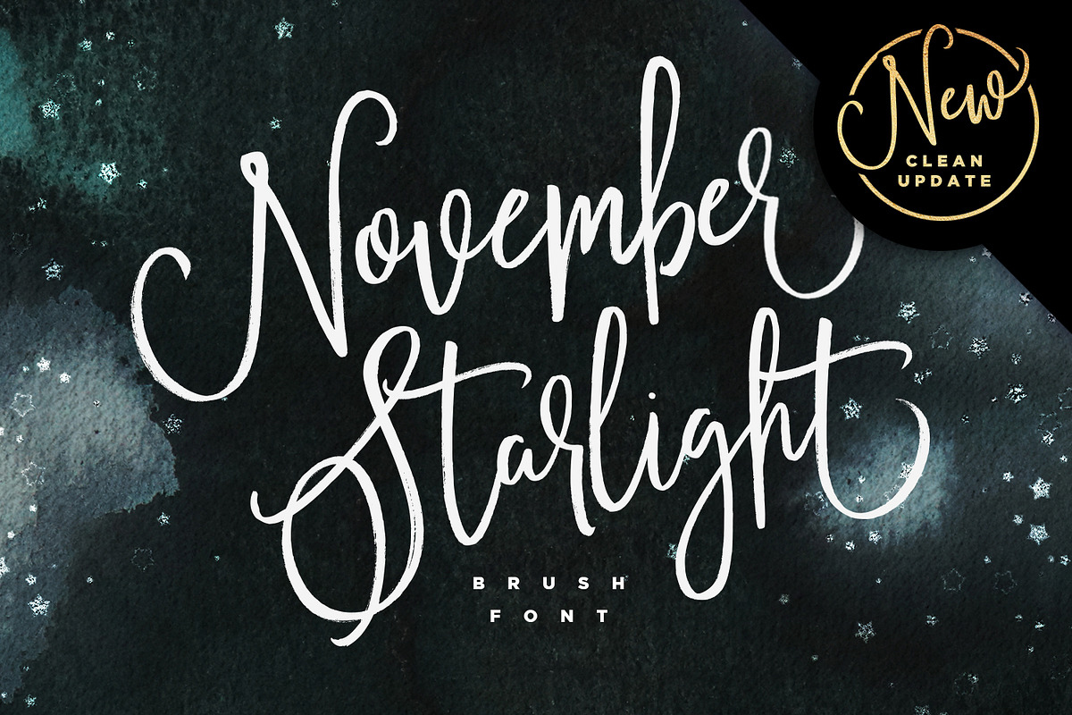 November Starlight (New Update!) in Fancy Fonts - product preview 8