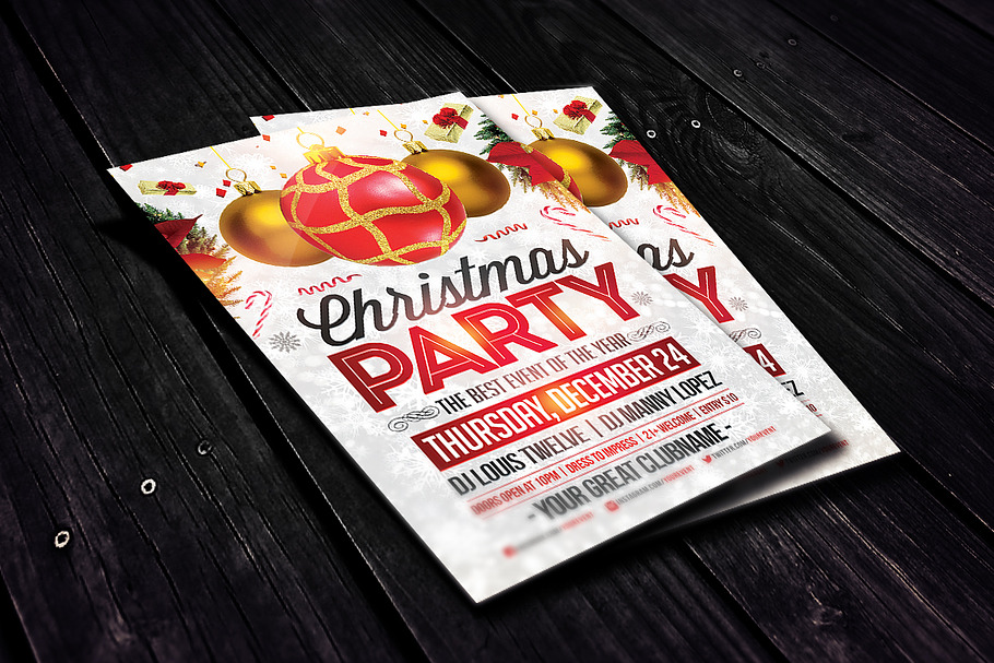 30%OFF Christmas Party Flyer