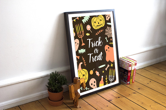Halloween seamless, posters, banners in Illustrations - product preview 15