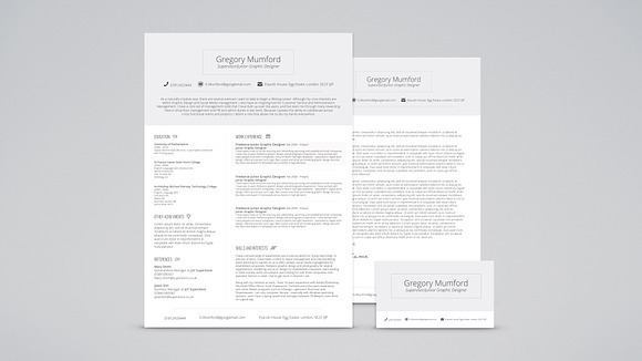 August CV/Resume (PSD + WORD DOC) in Resume Templates - product preview 1