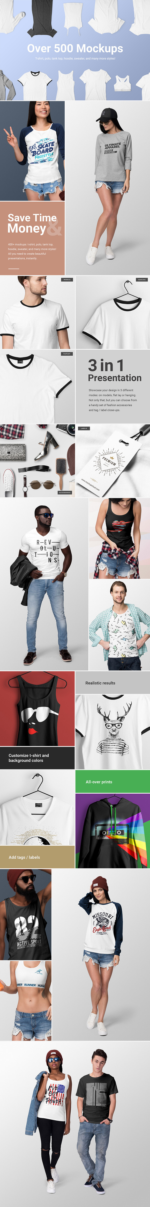 Ultimate Apparel Mockup Collection in Product Mockups - product preview 4