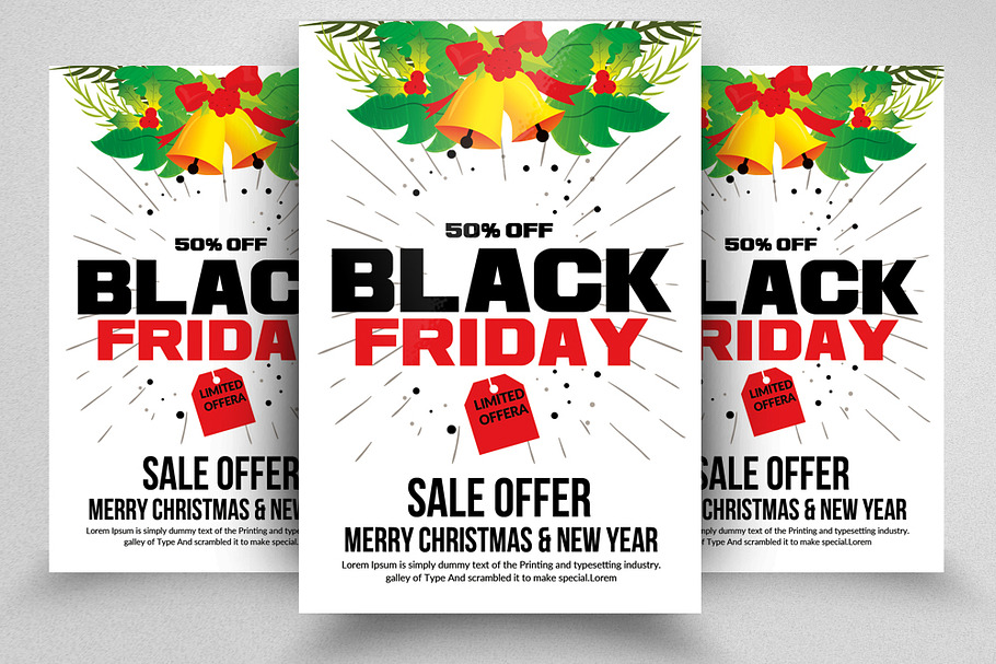 Black Friday Sale Offer Flyer Temp