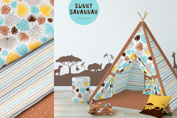 Sunny Savannah pattern set in Patterns - product preview 2