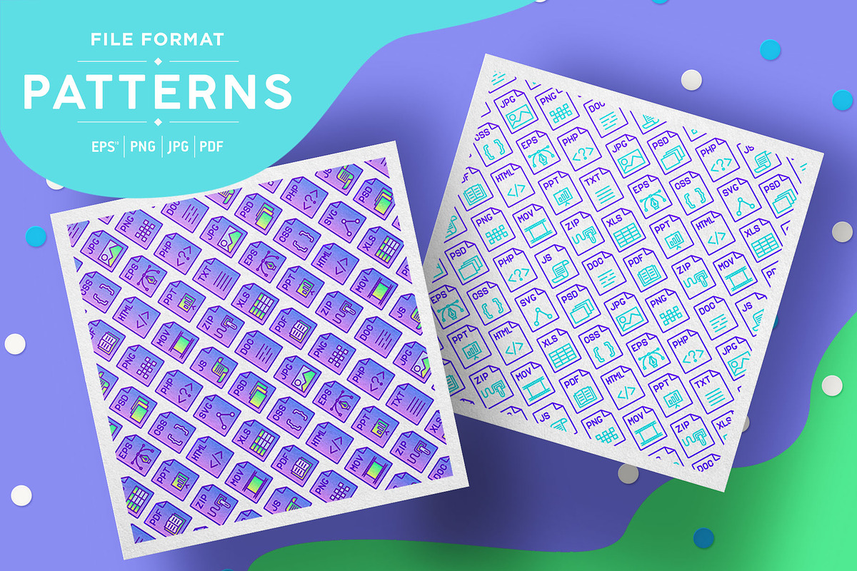 File Format Patterns Collection in Patterns - product preview 8