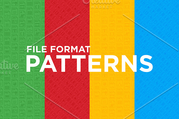 File Format Patterns Collection in Patterns - product preview 5
