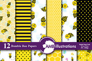 Bumblebee Digital Papers, AMB-916