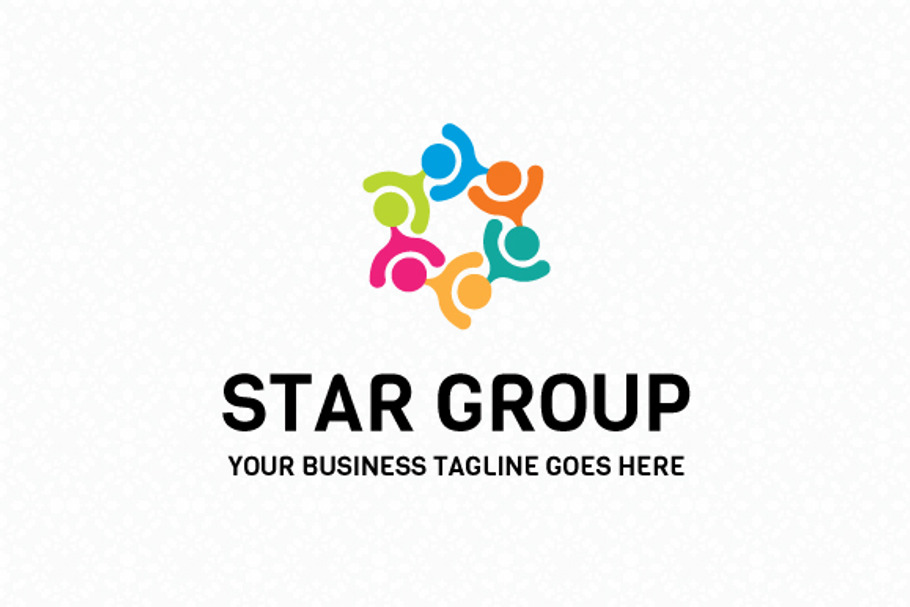 Star Group Logo Template