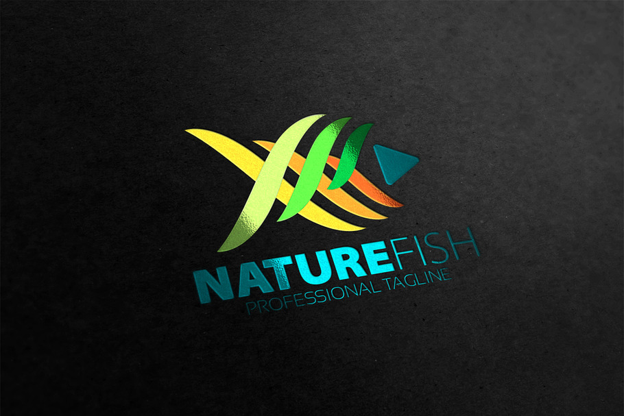 Fish Logo in Logo Templates - product preview 8