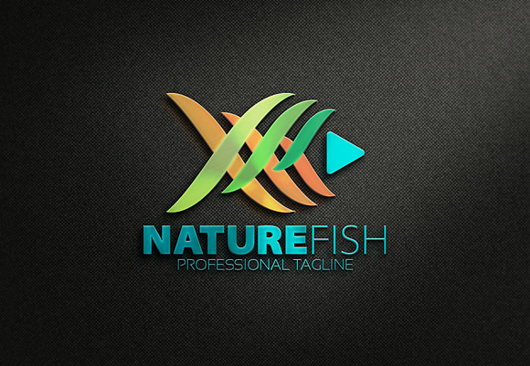 Fish Logo in Logo Templates - product preview 3