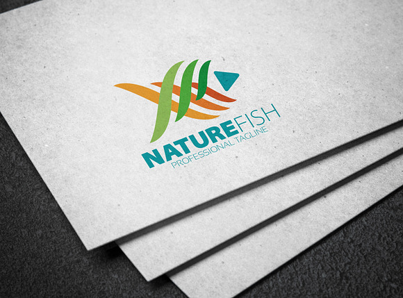 Fish Logo in Logo Templates - product preview 4