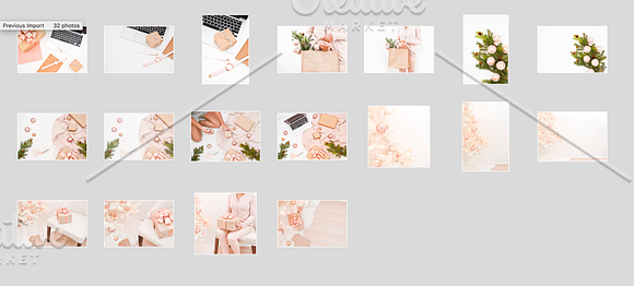 Holiday Pink Stock Photo Bundle in Social Media Templates - product preview 2