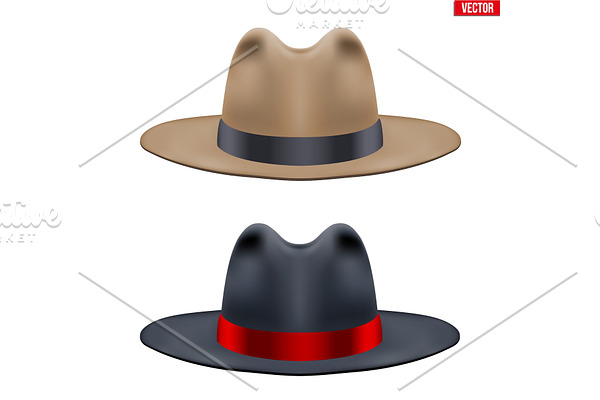 Set of Classic Men Hat
