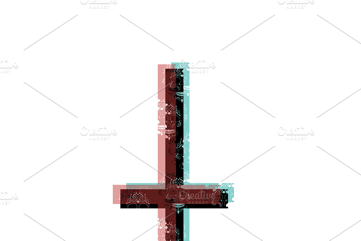 Inverted cross, color channels effec in Graphics - product preview 8