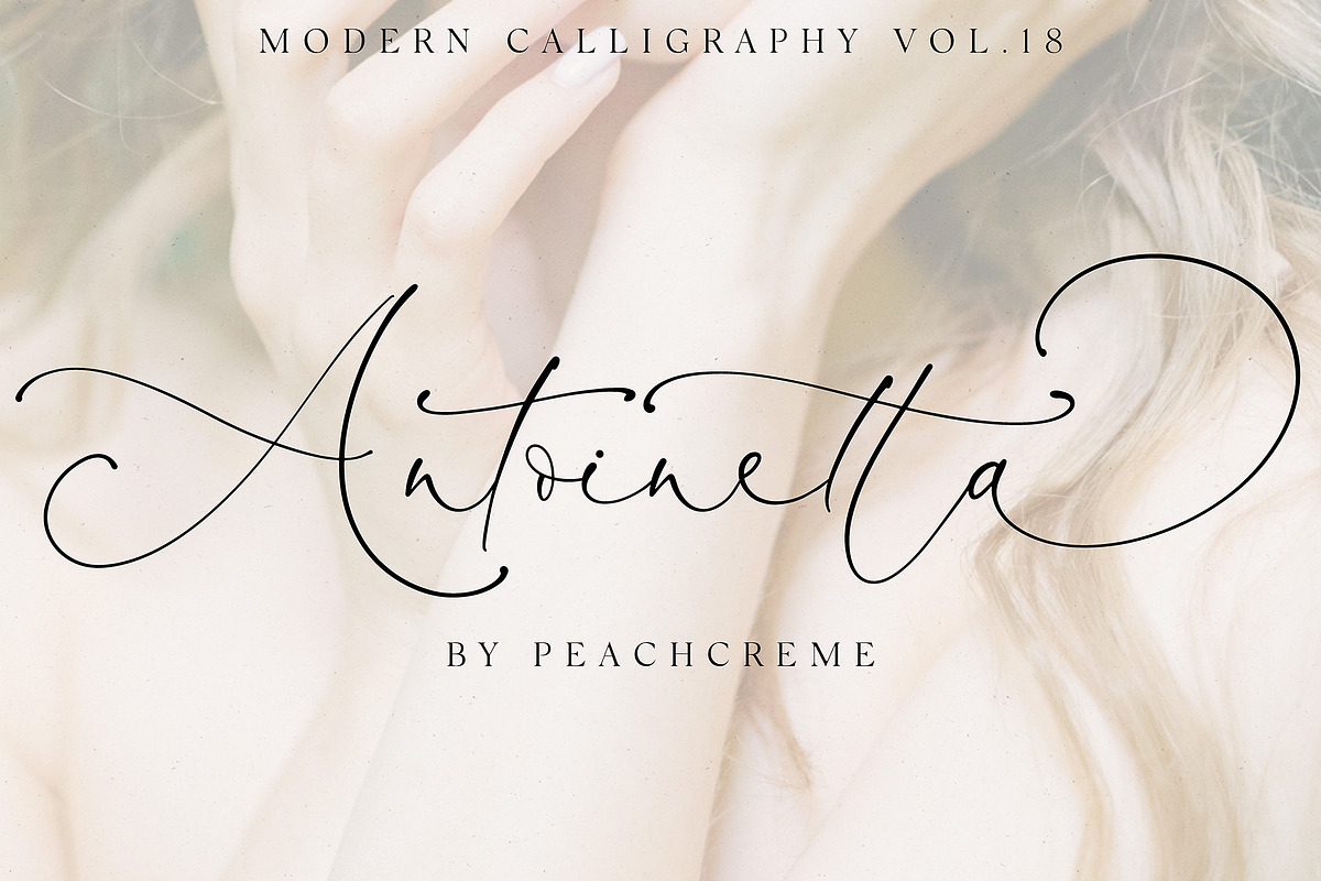 Antoinette//Modern Calligraphy №18 in Calligraphy Fonts - product preview 8