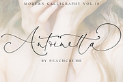 Antoinette//Modern Calligraphy №18