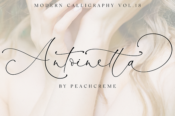 Antoinette//Modern Calligraphy №18 in Calligraphy Fonts - product preview 12