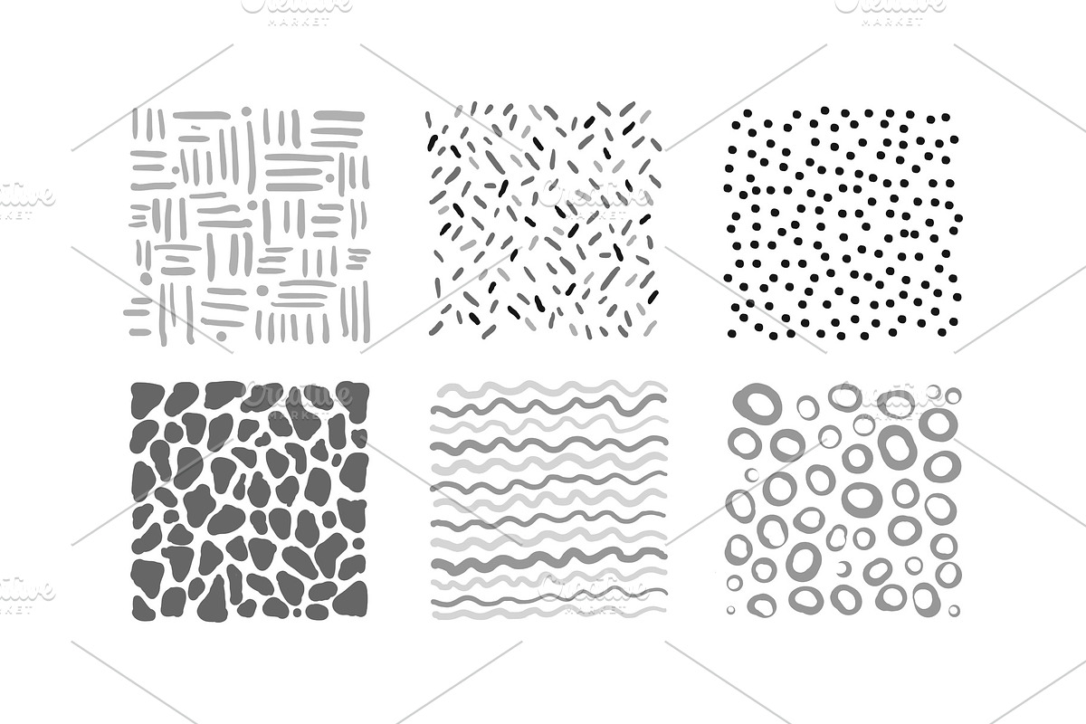 Cute abstract irregular patterns in Illustrations - product preview 8