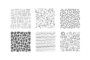 Cute abstract irregular patterns