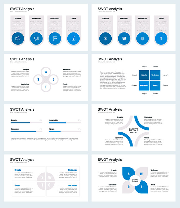 SWOT Analysis Google Slides Template in Templates - product preview 2