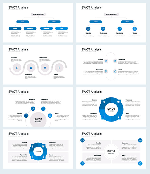 SWOT Analysis Google Slides Template in Templates - product preview 3