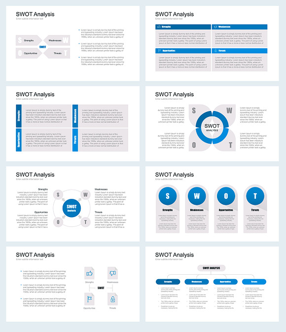 SWOT Analysis Google Slides Template in Templates - product preview 4