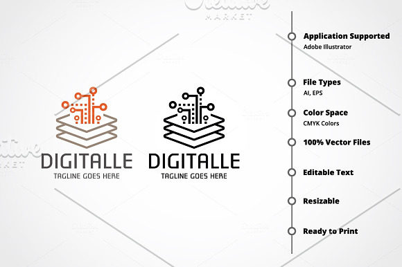 Digitalle Logo in Logo Templates - product preview 5