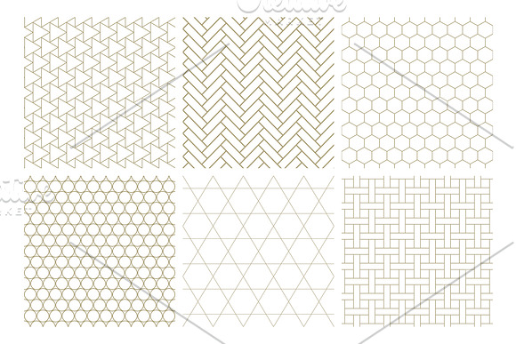 Vector seamless ornamental patterns in Patterns - product preview 12