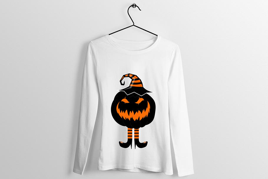 Halloween T Shirt Design Art in Illustrations - product preview 8