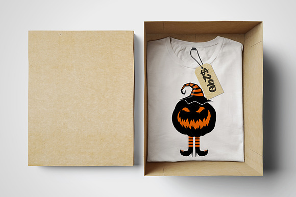 Halloween T Shirt Design Art in Illustrations - product preview 1