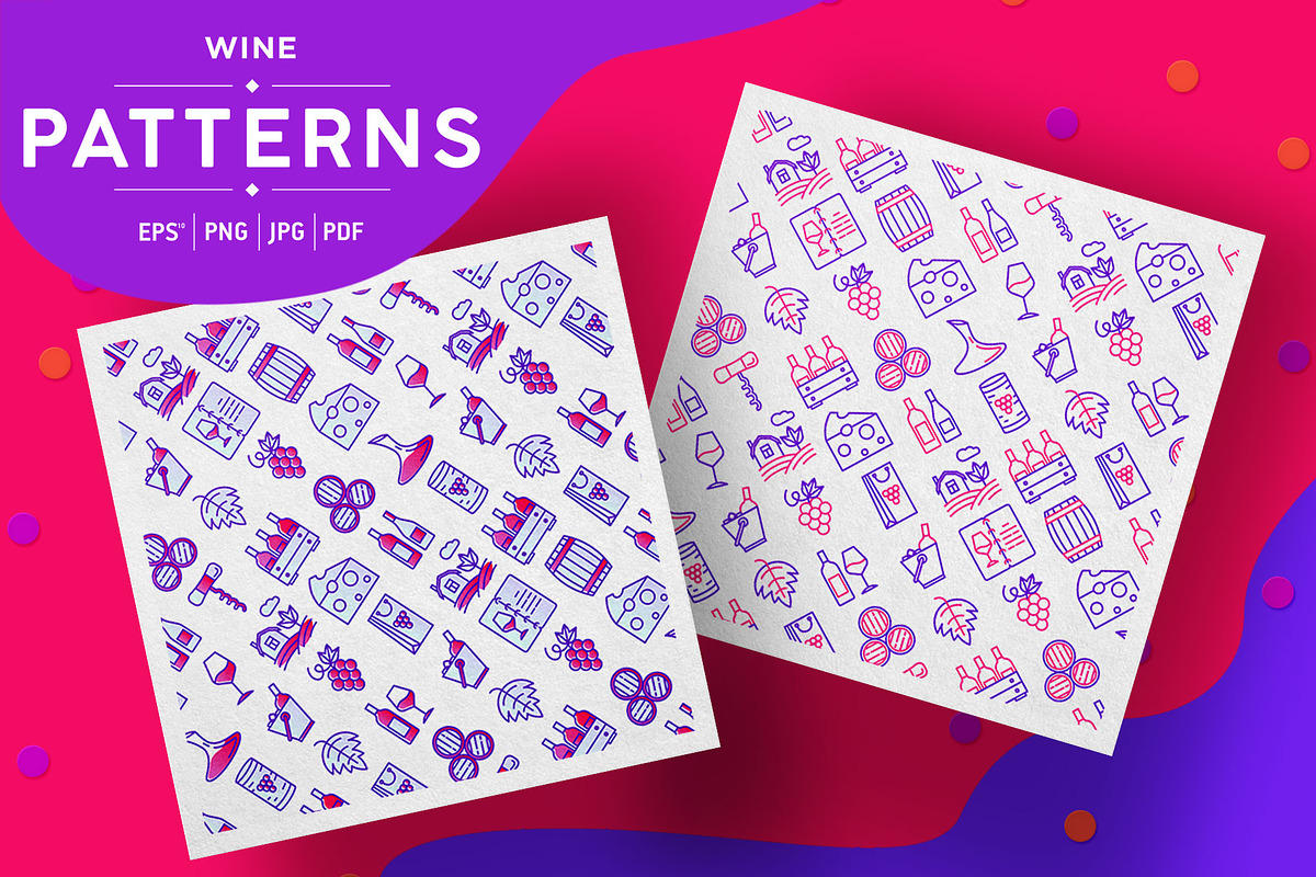Wine Patterns Collection in Patterns - product preview 8
