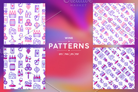 Wine Patterns Collection in Patterns - product preview 4