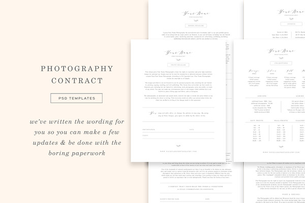 Wedding Photography Contract 