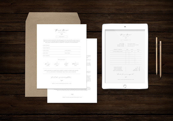 Wedding Photography Contract  in Presentation Templates - product preview 4