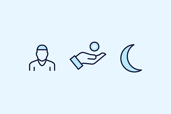 15 Ramadan Icons in Icons - product preview 1