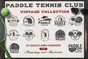 Paddle Tennis Club Logos/Badges