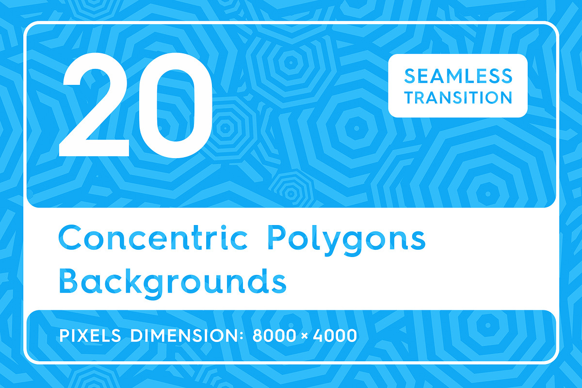 20 Concentric Polygons Backgrounds in Textures - product preview 8