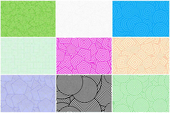 20 Concentric Polygons Backgrounds in Textures - product preview 2