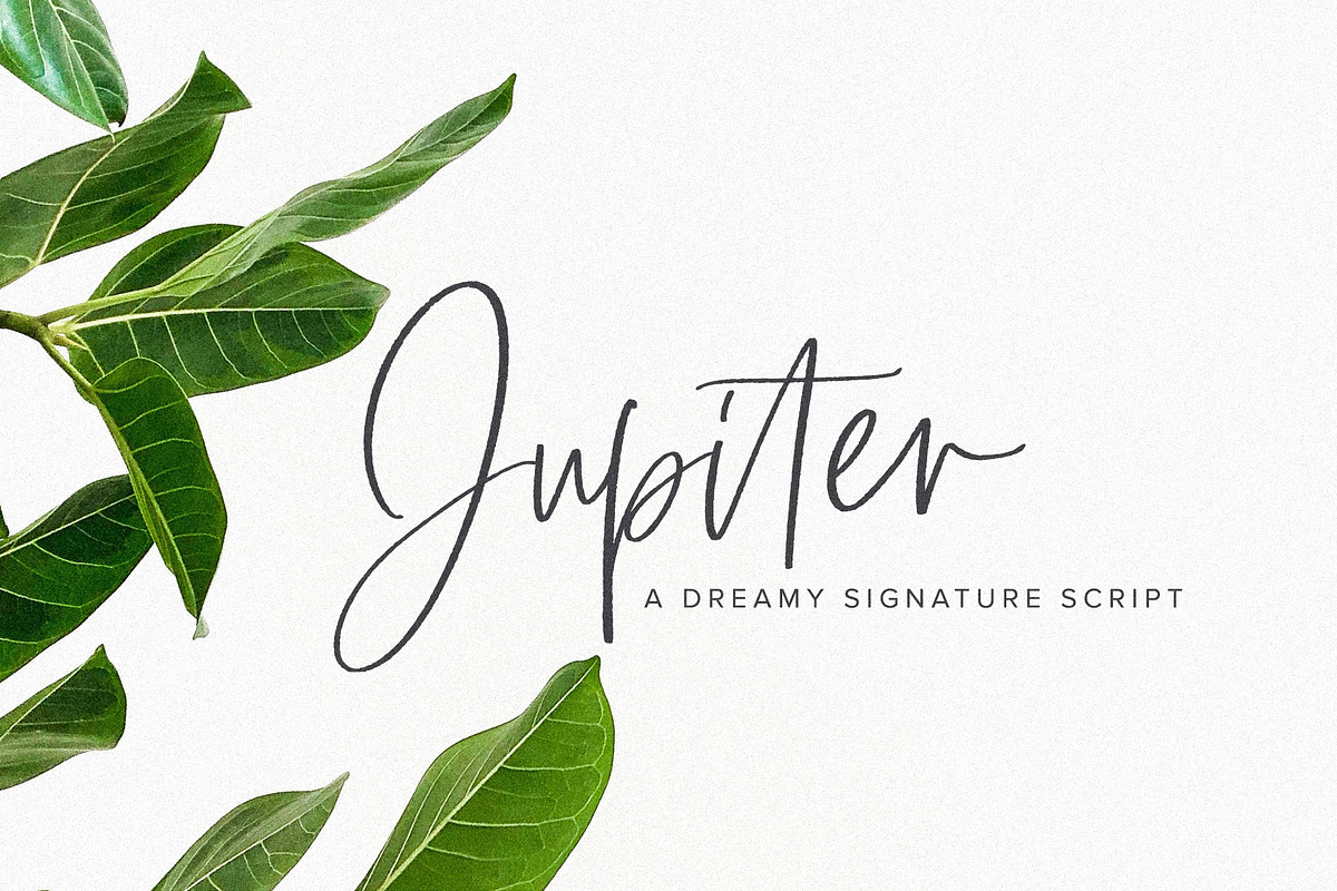 Jupiter | A Dreamy Signature Script in Script Fonts - product preview 8