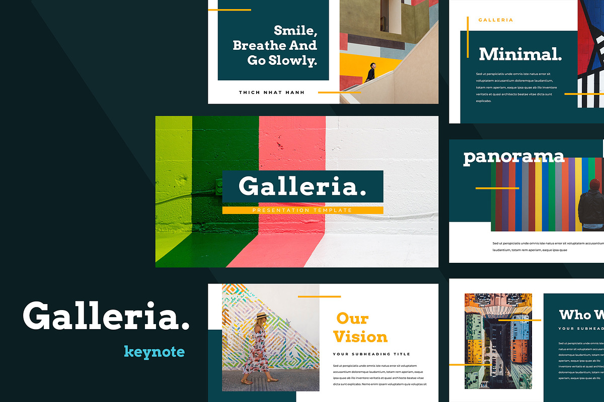 Galleria Keynote Presentation  in Keynote Templates - product preview 8
