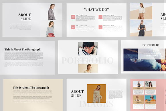 Fashion Lookbook Powerpoint in PowerPoint Templates - product preview 3