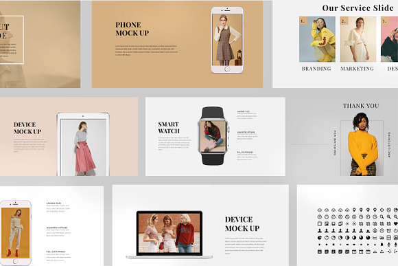 Fashion Lookbook Powerpoint in PowerPoint Templates - product preview 7