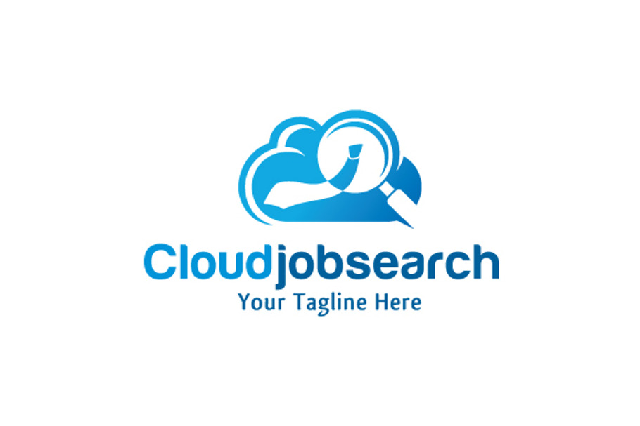 Cloud Job Search Logo Template in Logo Templates - product preview 8