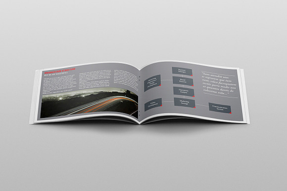 Business Brochure / Report Template in Brochure Templates - product preview 4